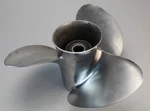 763950 Johnson Evinrude 13-1/2 X 15 Stainless Propeller 40-140 Hp 1968+ Mo Wty. Fixed Price $243.00.