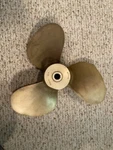 Michigan Wheel 14" 3 Blade 12 Pitch Std. Rotation Brass Marine Propeller. Fixed Price $65.00.