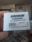 New Mercury Mercruiser Quicksilver Oem Part # 19-8M0050237 Cap-reservior-blk. Fixed Price $15.00.