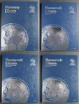 Set Of Whitman Mercury Roosevelt Dime Coin Folders Number 1-4 1916-2025 Book. Fixed Price $35.49.