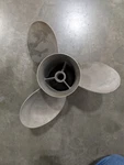 Mercury 48-13245-23 14 5/8 X Solid Hub Mirage Stainless Steel Propeller. Fixed Price $125.00.