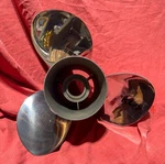 Quicksilver Silverado 14.5 15 QS5050X Stainless Prop For 4.75" Drives (K617). Fixed Price $335.00.