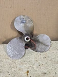 Antique 1936 Johnson A-80 Outboard Boat Motor 4.5HP Michigan J140 Propeller. Fixed Price $16.00.