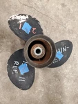 13 3/4" X 11P Evinrude Johnson Omc Stainless Propeller, 389792, Spline, P4988. Fixed Price $156.00.