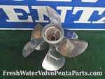 Volvo Penta Stainless Go Fast Dpxr Propeller Set E4 No Longer Made 3850013. Fixed Price $3500.00.