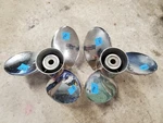 New Pair Of 3/4" X 15P Evinrude Johnson Brp Rebel Ss Propellers, P5767 P5768. Fixed Price $778.00.