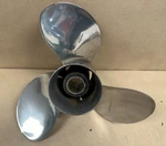 Clean Used Turning Point Express 13 1/4 17 Stainless Steel Outboard Propeller. Fixed Price $259.99.