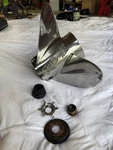 Excellent Uc!! Mercury Tempest 48-825865 23P Left Hand 3-BLADE Propeller. Fixed Price $599.00.