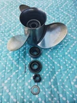 Suzuki Outboard Propeller Stroke Ss Blade 10.5X13 DF40-50HP Spline. Fixed Price $169.99.