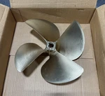 Acme 1490 Blade Marine Propeller 13.25" X 15.50" Rh 1" Bore .60 Cup - Like New. Fixed Price $350.00.