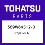 369W64512-0 Tohatsu Propeller 369W645120, New Genuine Oem Part. Fixed Price $120.64.
