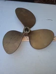 Bronze Propeller Blade Hydroflite 13" Boat Use Decor 1-1/8" Taper. Fixed Price $124.37.