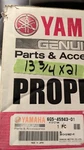 Yamaha 6G5-45943-01 M/t Propeller 3RH 13.75 Dia 21 Pitch. Fixed Price $123.75.