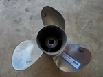 14 1/2" X 17P Mercury Stainless Propeller, 48-79794-17, Yamaha, P4611. Fixed Price $156.00.