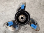 Counter 14 1/4" X 23P Omc Evinrude Johnson Stainless Propeller, 390823, P8847. Fixed Price $194.00.