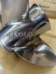 Used Solas Stainless 13X19P Blade Prop P#9431-130-19. Fixed Price $249.99.
