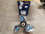 New 13 3/8" X 15P Michigan Wheel Avenger Ss Prop, 033163, Mercury Yamaha, # 3328. Fixed Price $334.00.