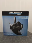 Quicksilver Propeller Black Diamond Aluminum 3 Blade 15 1/4 Part# QA2008X. Fixed Price $180.00.