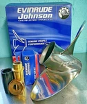 Evinrude Johnson + Hub Kit Stainless Propeller Brp 15 3/4 X 17 (lh) Counter. Fixed Price $339.95.