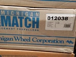 Michigan Wheel P/n 012038 12-1/4 X 15 Replaces Johnson Evinrude 386786. Fixed Price $100.00.