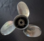 Stainless Steel Boat Propeller 3 Blade New / Damaged Please See Description. Fixed Price $120.00.