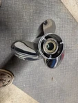 Stainless Quicksilver Laser Propeller 48-16646-21P. Fixed Price $275.00.