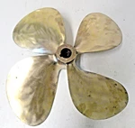 Propeller Michigan Wheel Dyna Quad Bronze 18 X 19LH 1-1/4 Inboard Left. Fixed Price $544.75.