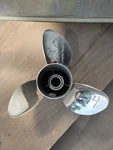 Used Mercury Tempest Plus Propeller 25 Pitch Rh Flow Torq Hub C14. Fixed Price $550.00.