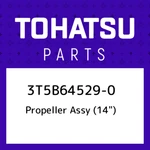 3T5B64529-0 Tohatsu Propeller Assy (14") 3T5B645290, New Genuine Oem Part. Fixed Price $286.52.
