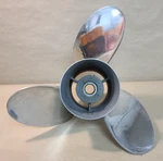 Good Used Mercury/quicksilver Mirage Lh 25P Stainless Propeller #48-13707A41. Fixed Price $219.99.