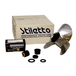 Stiletto Star 3.5 Boat Propeller C802213 Rh 12 X 13P Stainless. Fixed Price $167.21.