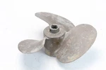 SMC-855 Michigan Wheel 10 Diameter 3 Blade Bronze Propeller Shear Pin Drive. Fixed Price $90.00.