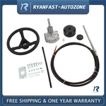 10 Feet Boat Rotary Steering Kit 13.5'' WHEEL+3/4" Tapered Shaft. Fixed Price $96.99.