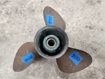 Bronze 12 3/4" X 19P Quicksilver Prop, 48-32748-19, Bad Hub, Mercury, P8532. Fixed Price $25.00.