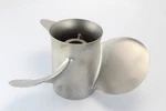 16318A45 Mercury Mariner 13-3/4 X 21 Stainless Propeller 90-150 Hp Month Wty. Fixed Price $202.00.
