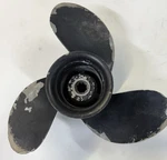 Mercury 7.5 9.8 9.9 Hp 9X9 Propeller Spline 828156 A12 3 Blade Oem. Fixed Price $61.90.