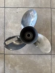 Quicksilver Mirage Left Hand 17 Pitch Stainless Steel 3 Blade Propeller. Fixed Price $380.00.