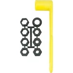 Attwood Prop Wrench Set Fits 17/32" To 1-1/4" Nuts. Fixed Price $20.07.