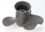 992501 Johnson Evinrude 10-1/2 X Aluminum Propeller 15-35 Hp Hubless. Fixed Price $45.00.