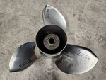 14 3/4" X 17P Ballistic By Attwood Ss Prop, 345032, Omc Evinrude Hub, P10253. Fixed Price $185.00.