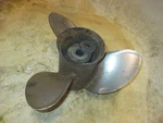 Evinrude 225HP Ocean Stroke Outboard Stainless Steel Prop (391200) 15X17. Fixed Price $140.00.