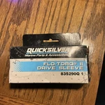 Quicksilver Flo-torq Drive Sleeve Pn 835290Q 1B(NOS). Fixed Price $28.00.