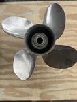 Powertech SCD3R 17P Stainless Steel Boat Propeller 4 Blade Rh. Fixed Price $150.00.
