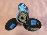 Aluminum 5/8" 12P Mercury Black Max Prop, 73134A40P12, Spline, P11027. Fixed Price $25.00.