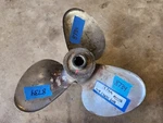 14" X 13P Omc Evinrude Johnson Stainless Propeller, 172490, Pin Style Hub, P8734. Fixed Price $92.00.