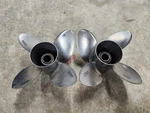 Pair Blade 14" X 19P Mercury Offshore Series Ss Props, 4.75", P10100 P10101. Fixed Price $625.00.