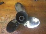 Mercury Mirage Plus 17 Pitch Right Hand Propeller. Fixed Price $325.00.