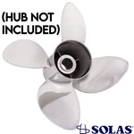 New 15.25 22P Stainless Steel Propeller Fits Yamaha 4 Blades Rh Rubex. Fixed Price $687.37.