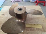 Michigan Wheel Brass Prop No Hub Included SMC776 Used. Asis. Untested. Fixed Price $42.50.