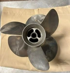 Two Sets Of Volvo Penta F5 Stainless Steel Propeller 3851465 3851475. Fixed Price $2400.00.